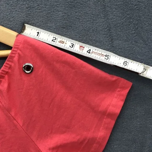 New York & Company Shirt Large Pink Grommet Boat Neck Neckline NWT - Picture 8 of 13